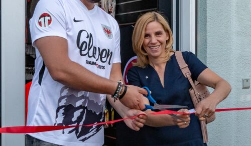 Viktor Strele und Dr. Karolina Holaus (Foto: 11Teamsports/Alexander Pauli)