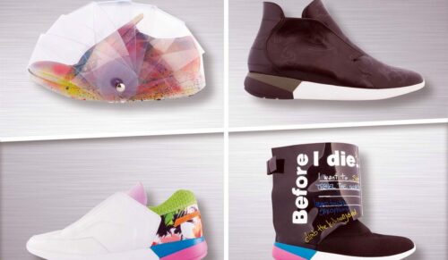 Art Connection – Schuhe sind Kunst. BASF wird auf der SIMAC 2016 die Gewinner des Design Contests 2015 von Politecnico Calzaturiero, der Schule für Schuhdesign und -technologie, in Zusammenarbeit mit der BASF Italia, päsentieren. Art Connection – Footwear is Art. At the 2016 SIMAC, BASF will present the winning shoes from the design contest 2015 of the School of Footwear Design and Technology (Politecnico Calzaturiero) in collaboration with BASF Italia. 