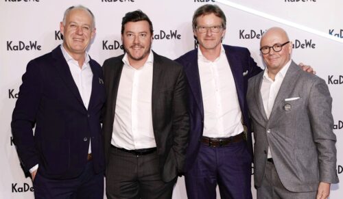 Kadewe Opening in Berlin - Vittorio Radice, Rene Benko, Dieter Berninghaus & Andre Maeder