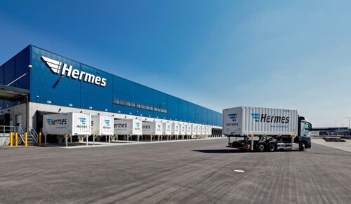 Neues Hermes Logistikzentrum in Bad Rappenau | Außenaufnahme | Foto: Hermes