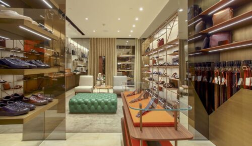 Santoni Monomarken-Store in der DLF Emporio Mall in Neu Delhi. (Foto. Santoni)