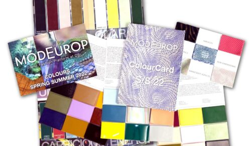 Die Modeurop Colour Card für F/S 2022 ist ab sofort erhältlich. (Foto: Modeurop)