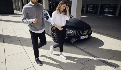 Mercedes und Santoni launchen Sneaker-Kollektion. (Foto: Mercedes)