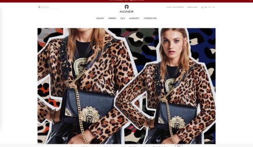 Der Online-Shop von Aigner ist mit dem Meet Magento Award ausgezeichnet worden. (Screenshot: www.aignermunich.de)