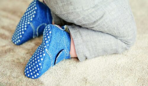 Die Indoor-Krabbelschuhe von Anna und Paul