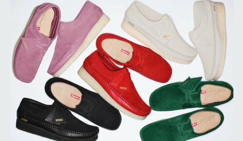 Clarks hat sich erneut mit Streetwear-Marke Supreme zusammengetan. (Foto: Instagram/Supreme)