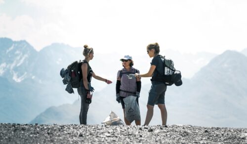 Freiwillige Helfer auf dem Mont Blanc (Foto: Dolomites)