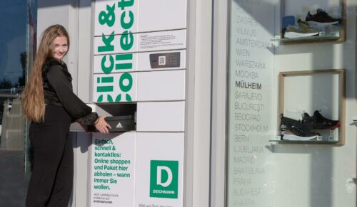 Deichmann startet mit Click & Collect-Abholboxen. (Foto: Rüdiger Fessel/Deichmann)