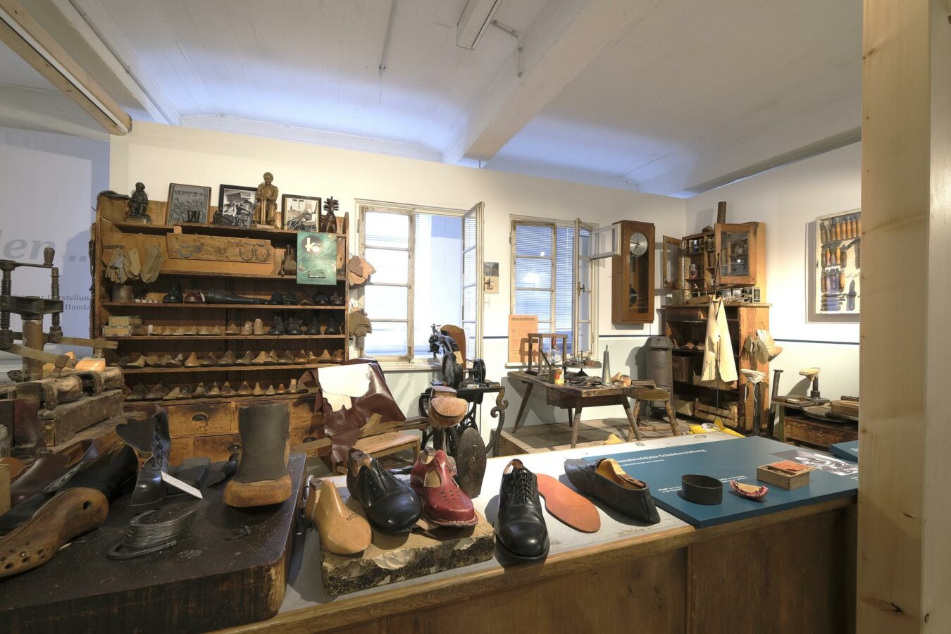 Das neue Konzept des Deutschen Schuhmuseums Hauenstein. (Foto: Michael Utz)