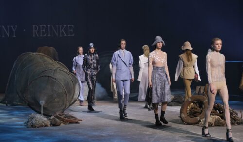 Fashionshow von Danny Reinke im Rahmen der Mercedes-Benz Fashion Week. (Foto: Andreas Rentz/Getty Images for MBFW)