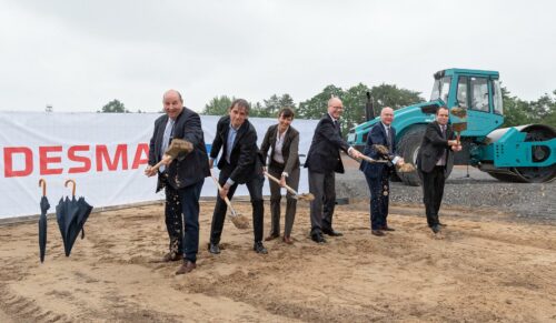 Spatenstich für das neue Desma-Werk in Achim. (Foto: Desma)