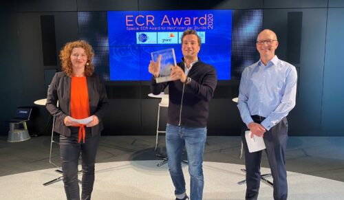 v.l.n.r.: Regina Haas-Hamannt/GS1 Germany, Marcus Diekmann/Rose Bikes, Harald Geimer/PricewaterhouseCoopers, (Quelle: GS1 Germany)
