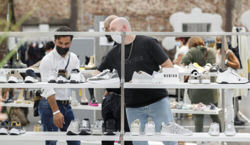 Die Sneakermarke Nubikk stellt auf der Fashn Rooms aus. (Foto: Igedo Company)