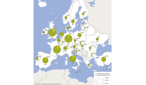 Fashion-Anteil am Einzelhandelsumsatz, Europa 2017 (Foto: GfK)
