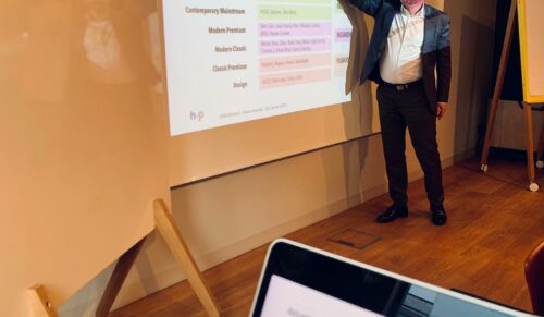 Klaus Harnack von Hachmeister und Partner auf dem Juniorentag von GMS in Köln. (Foto: GMS)