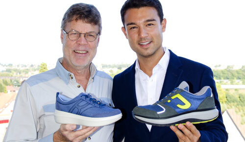 v.l. Karl Müller III. und Karl Müller IV. (Foto: Joya Schuhe AG)