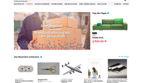 Der neue Online-Marktplatz von Letzshop (Foto: Website von Letzshop)