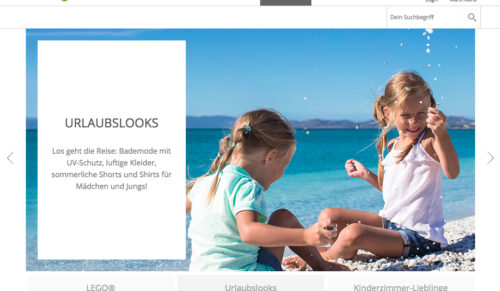 Der neue Marktplatz des Private-Shopping-Anbieters Limango (Foto: Screenshot Limango-Website)