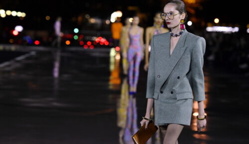Fashion Show von Saint Laurent in Paris. (Foto: Martin Veit)