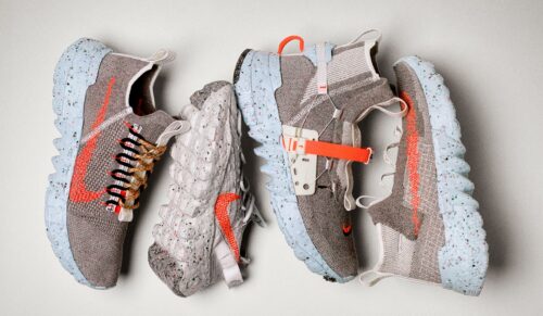 Der Nike Space Hippie besteht zu einem großen Teil aus recycleten Materialien. (Foto: Nike) 
