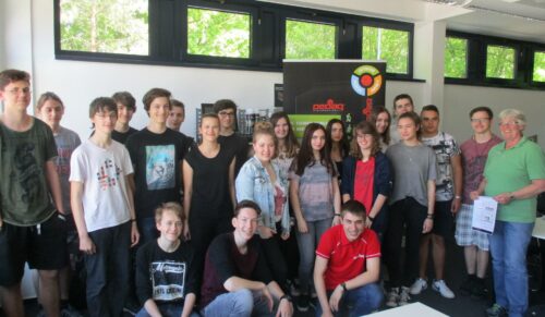Oberstufen-Schüler zu Gast bei Schelchen. (Foto: Schelchen)