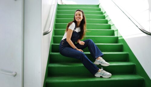 Janina Uhse trägt s.Oliver-Schuhe. (Foto: s.Oliver Shoes)