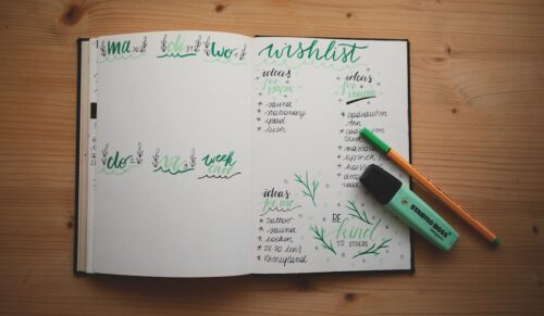 Ein aktueller Schreibwaren-Trend: Bullet Journaling (Foto: Unsplash).