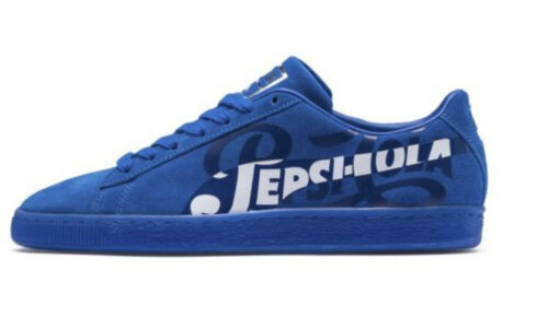 Das Sneaker-Modell ’Puma Suede‘ feiert Geburtstag. Anlässlich dessen hat sich der Hersteller mit Pepsi zusammengetan. (Foto: Puma)