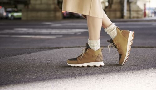 Modell aus der Sorel-Kollektion für Herbst/Winter 2019/20 (Foto: Sorel) 