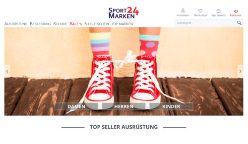 Ab sofort können auch Schweizer Kunden im Onlineshop von SportMarken24 Shoppen gehen. (Foto: SportMarken24)