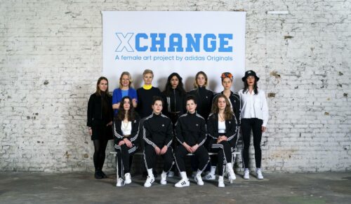 Die Künstlerinnen der Xchange-Kampagne. (Foto: Adidas)