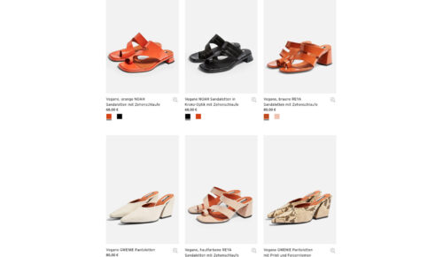Erste vegane Schuhkollektion von Topshop (Screenshot: Topshop Website)