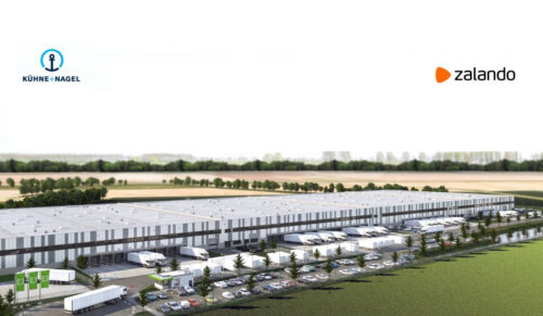 35.000 qm Lager- und Logistikfläche wird das Zalando-Logistikzentrum in Halle an der Saale bieten. (Foto: Zalando)