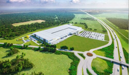 Das geplante Zalando Lounge Logistikzentrum in Polen. (Foto: Zalando)