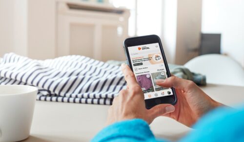 Die neue Version der Zalando-Zircle-App. (Foto: Zalando)