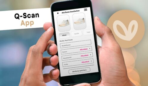 Die Q-Scan App ermöglicht, Produktbilder schneller auf der Plattform schuhe.de abzubilden und zu pflegen. (Foto: schuhe.de)