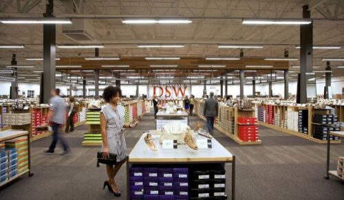                         Assortment, value and convenience in 20,000 square feet.  (PRNewsFoto/DSW Inc.)
 