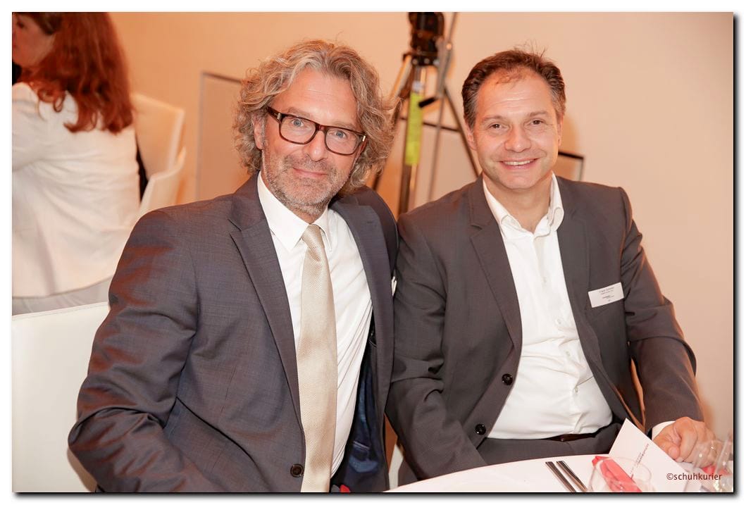 Stefan Krug und Frank Schmitz - schuhkurier AWARD 2014 im K21 in Düsseldorf