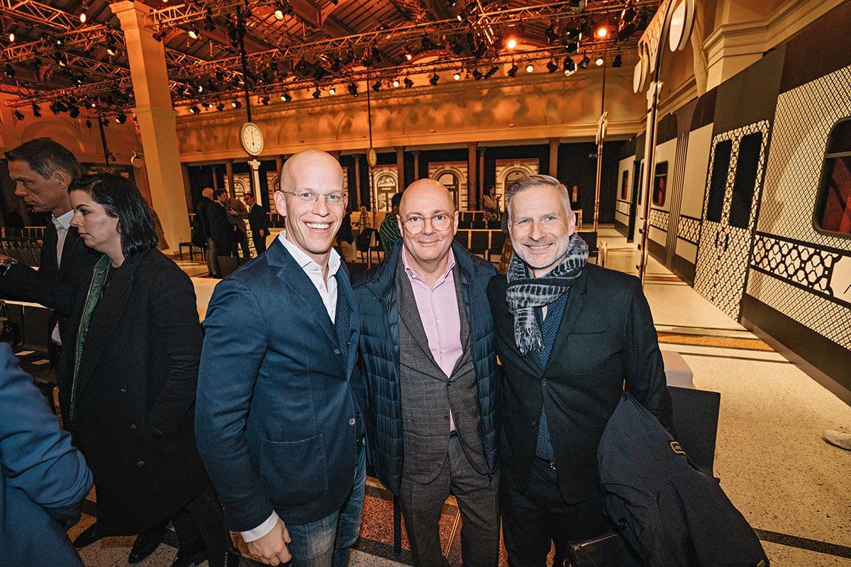 (v.l.n.r.) Reto Senti (PKZ), André Maeder (KaDeWe) und Peter Schuppisser (PKZ) (Foto: Marc Cain)