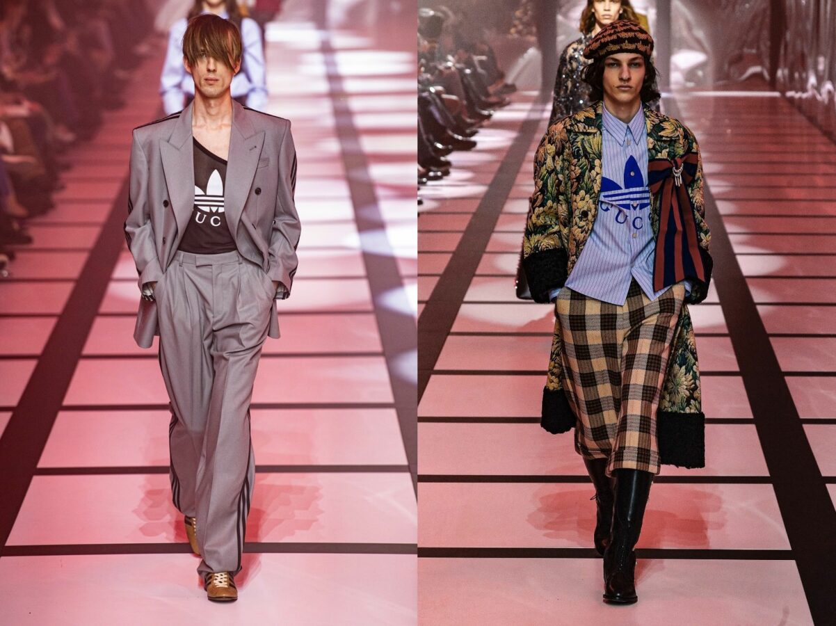 In Mailand feierte die Gucci Kooperation mit Adidas Premiere. (Foto: Martin Veit)