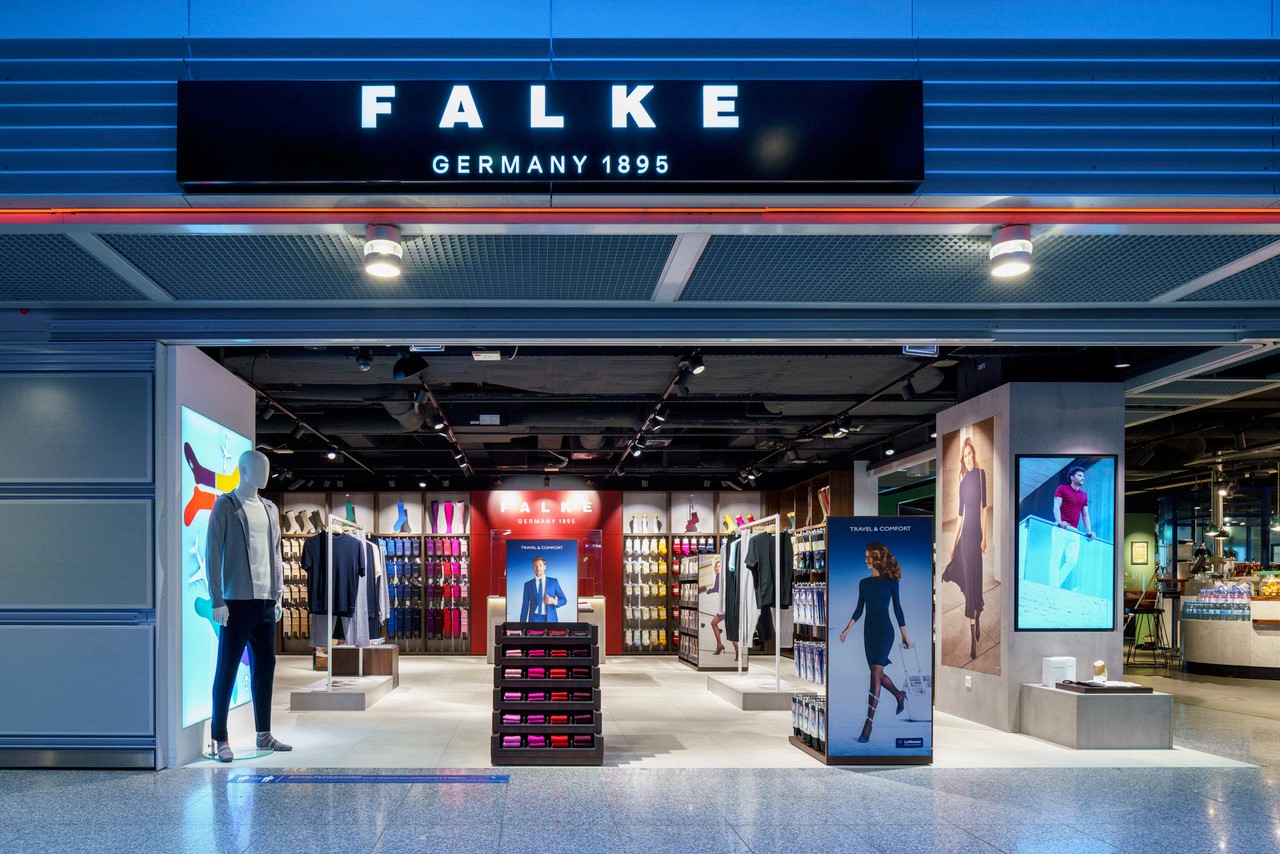 Falke-Filiale am Flughafen Düsseldorf (Foto: Constantin Meyer)