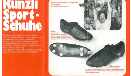 Das historische Design von Schuhhersteller Künzli. (Foto: Künzli)