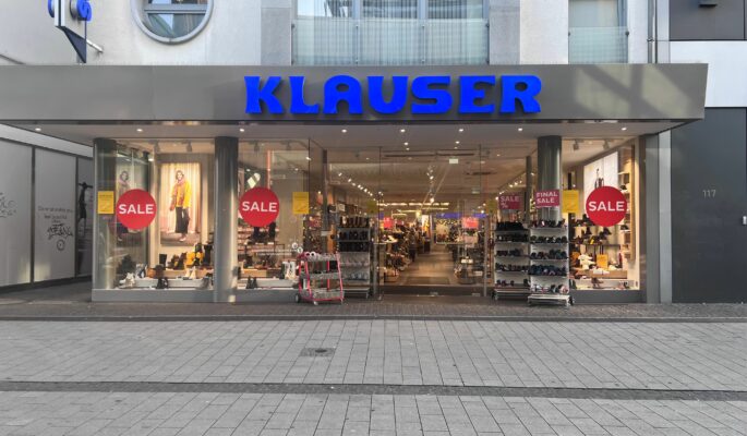 Eine Klauser-Filiale in Krefeld (Foto: Redaktion)
