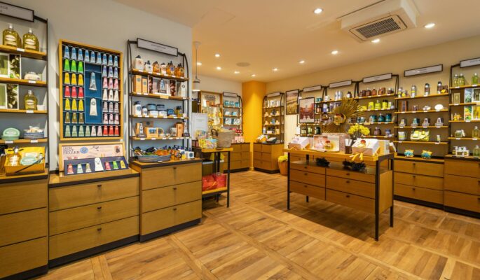 Provenzialisches Feeling im l’Occitane en Provence in Heringsdorf. (Foto: Pier 14)