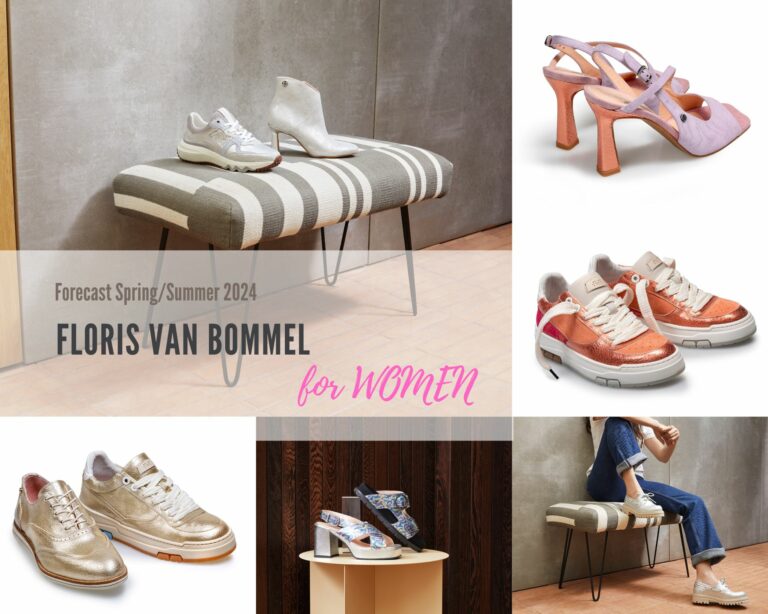 Auf der Shoes in Düsseldorf können sich Händlerinnen und Händler die Damenlinie von Floris van Bommel ansehen. (Foto: Floris van Bommel)