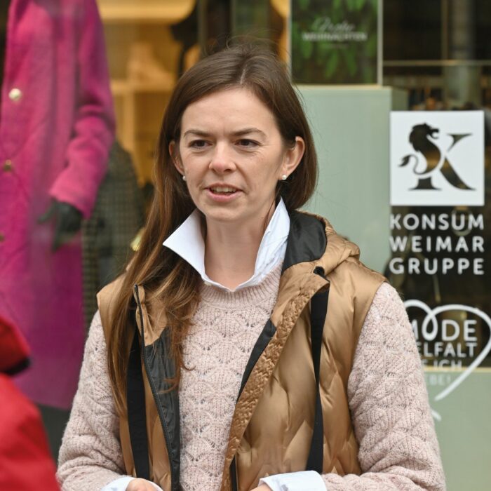 Im Porträt: Marie-Luise Lippold ... Konsumgenossenschaft Weimar eG - Das Unternehmen bietet in seinen 18 Stores ein Sortiment im Bereich Textilien und Schuhe - mit Konzepten für alle Zielgruppen und Budgets. Foto: Volkmar Heinz