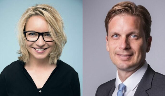 Astrid Heinze und Patrick Gottesleben bilden die neue Geschäftsführung der ANWR Schuh GmbH (Fotos: ANWR)