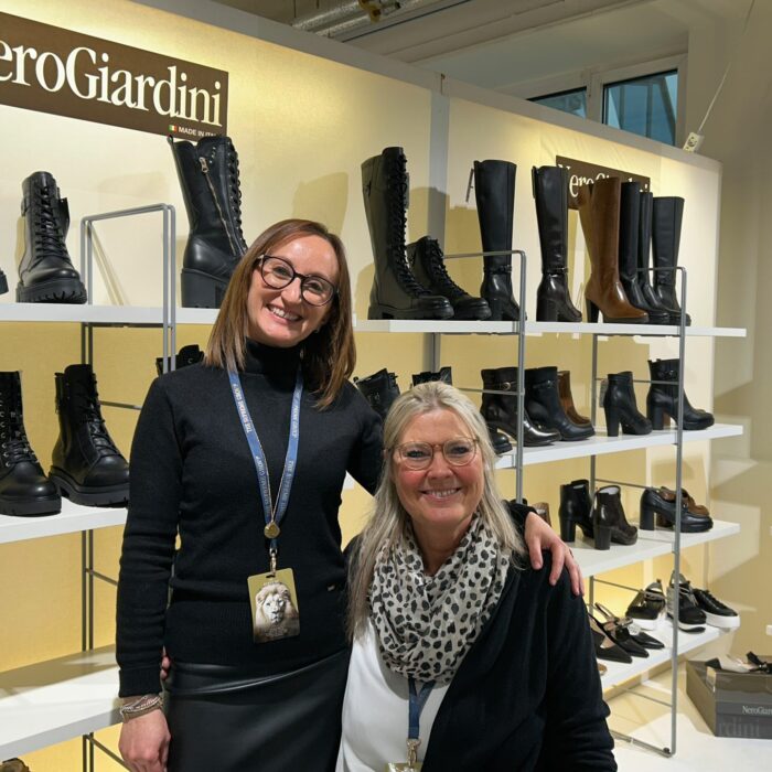Valentina Capretta und Katrin Seifert, Nero Giardini (Foto: Redaktion)