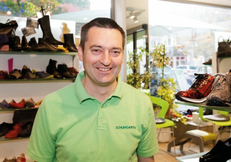 Komfortschuhhändler Jürgen Frey, Schuhgarten Bloss in Göppingen. (Foto: Bloss)