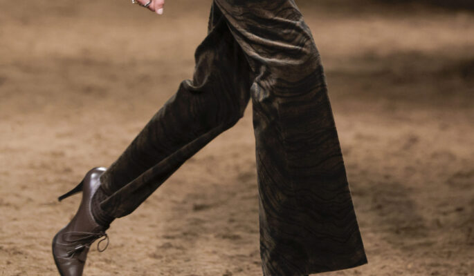 Schuhe auf der Paris Fashion Week: Hermès (Foto: Catwalkpix)